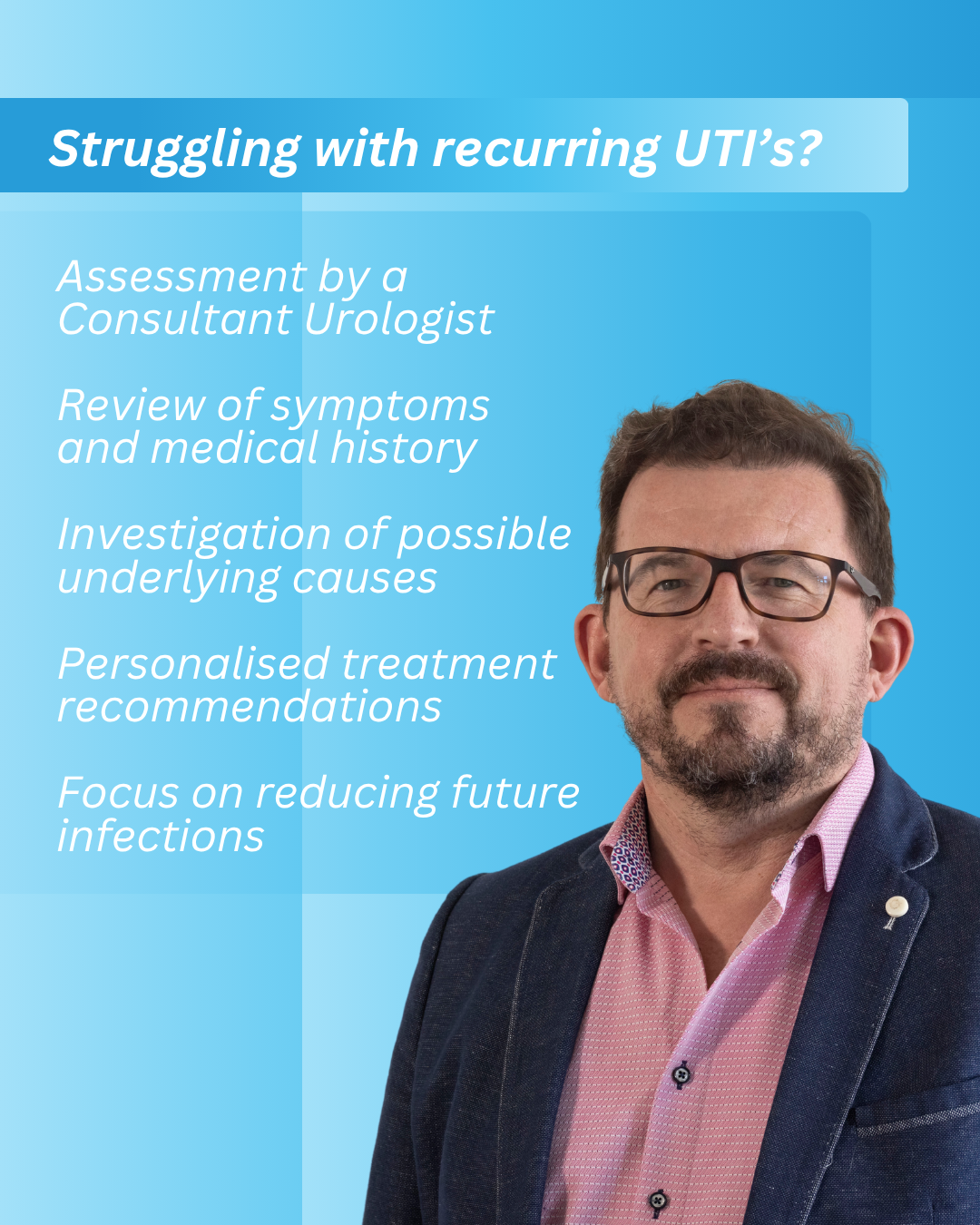 MSG launches new private clinic for people experiencing recurrent UTIs