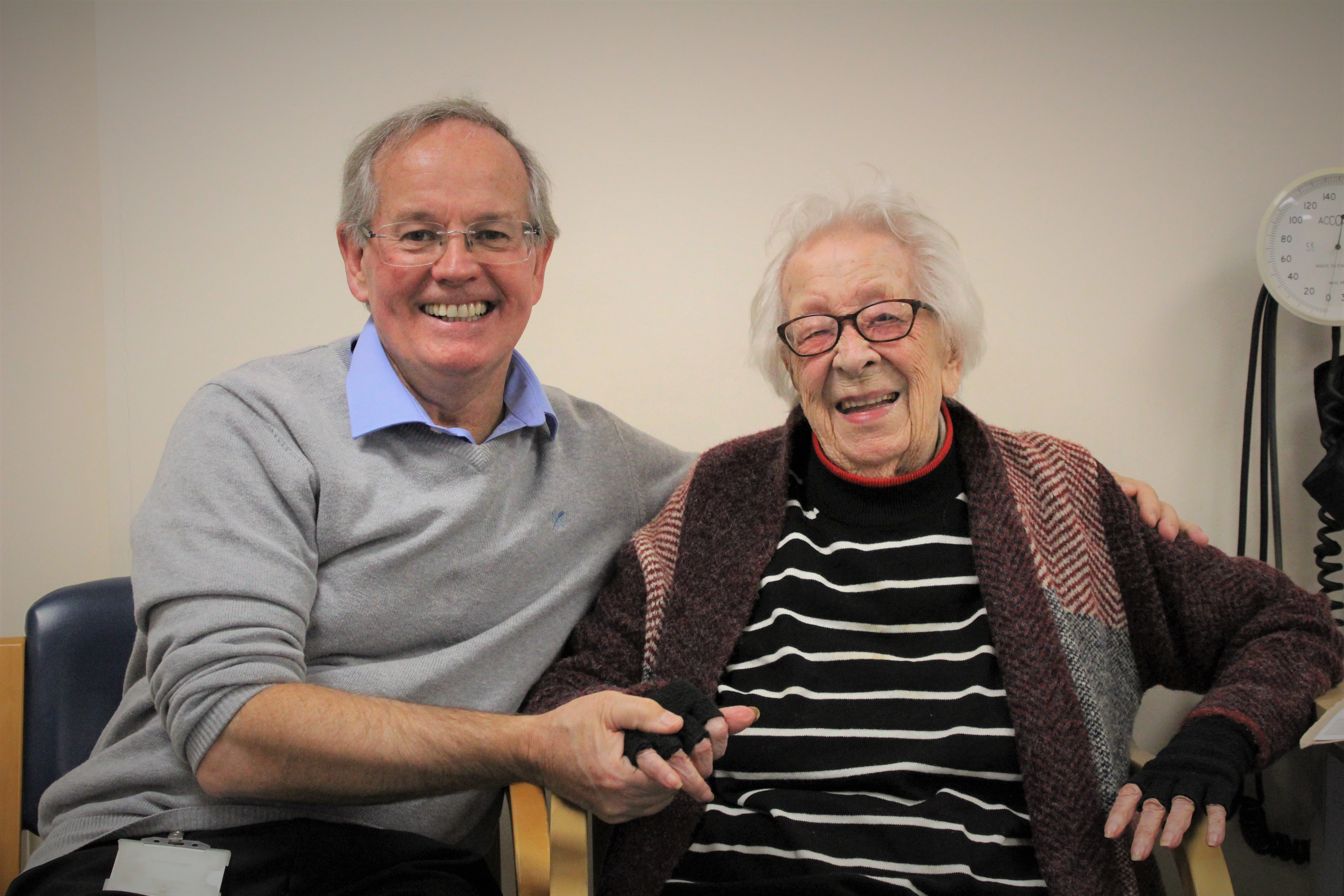 MSG celebrates its oldest patient