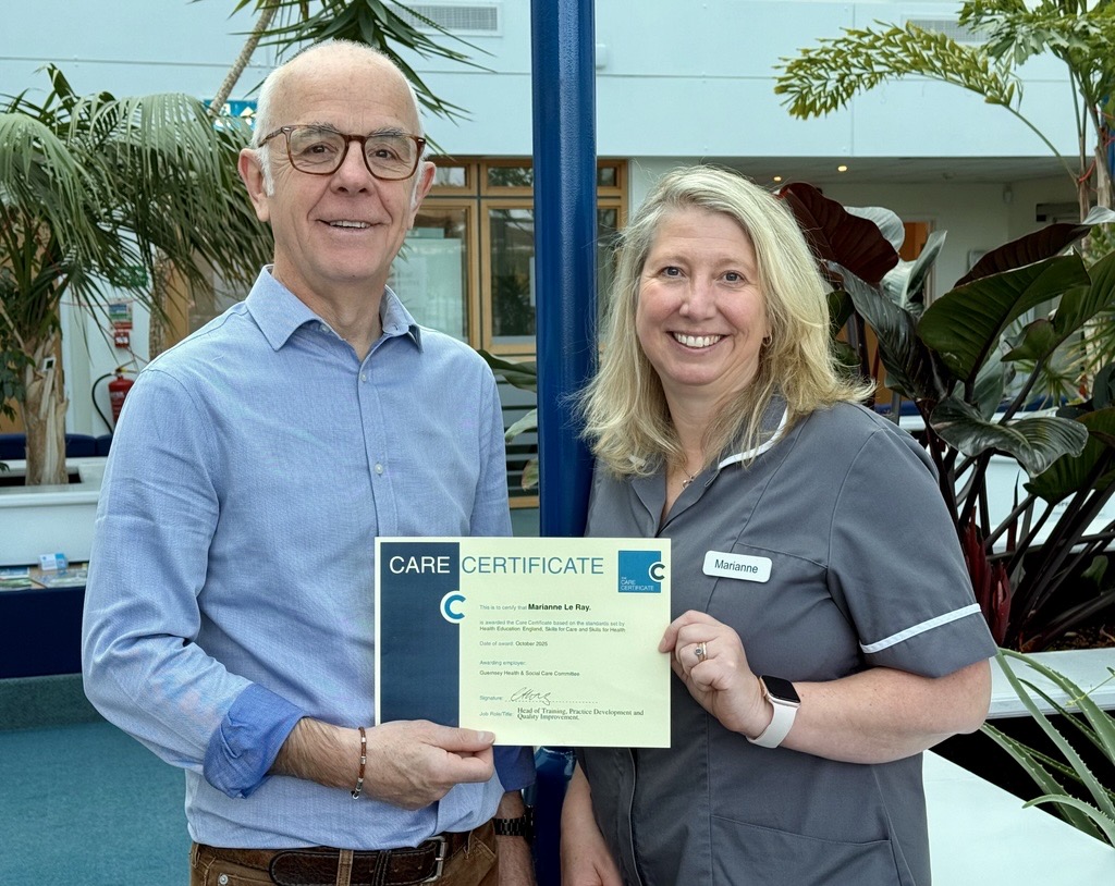 Marianne completes her HCA care certificate